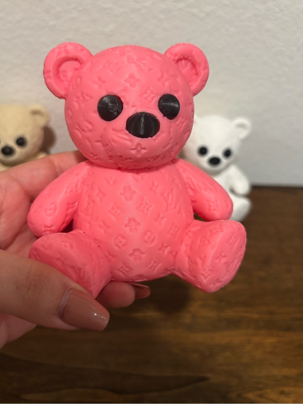 3D Printed Embossed Teddy Bear Figurine (Choose 1) - Picture 12 of 16